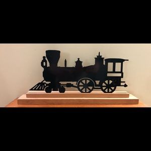 1/8 inch steel train art